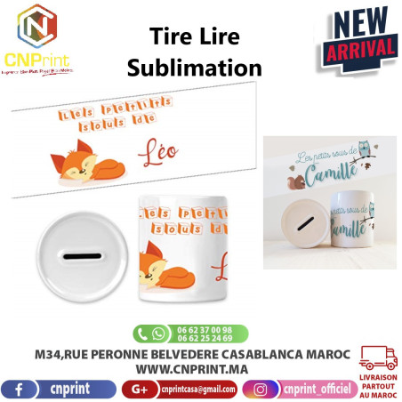 MissKraft - 10 Tirelires pour Sublimation en Céramique - Blanc