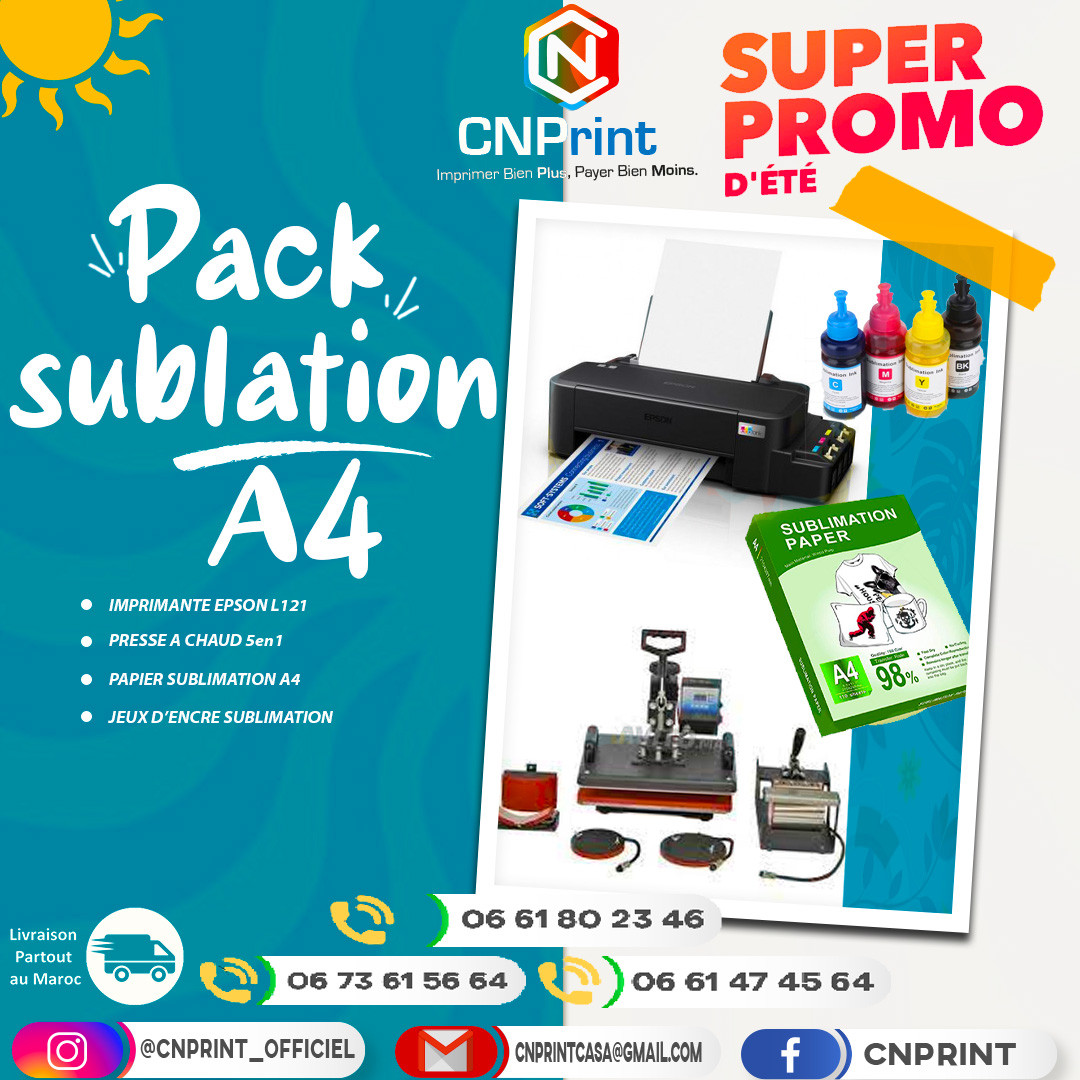 PACK SUBLIMATION A4